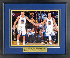 Stephen Curry & Klay Thompson Autographed "Splash Brothers" 11x14 Framed Photograph