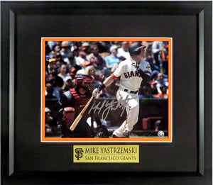 Mike Yastrzemski Autographed 8x10 Framed Photograph