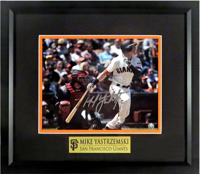 Mike Yastrzemski Autographed 8x10 Framed Photograph