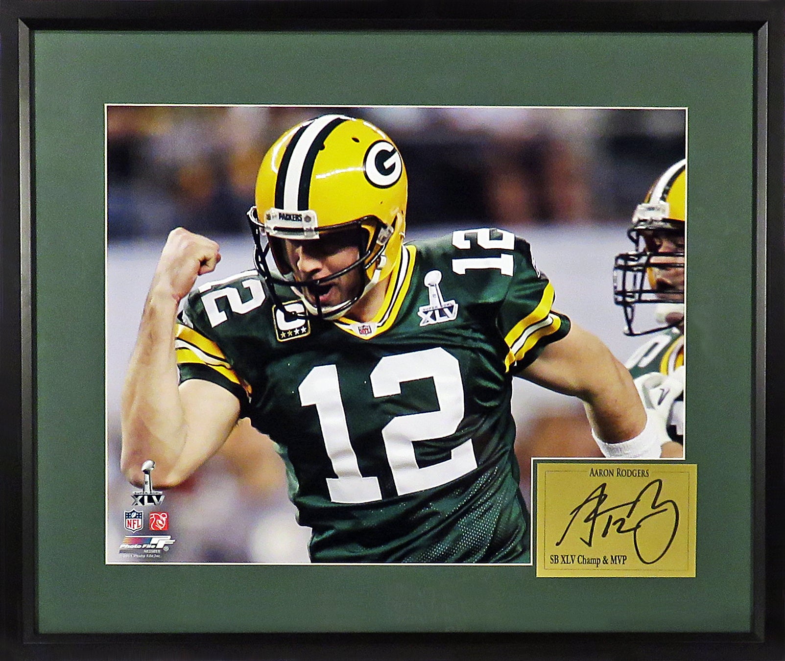 Green Bay Packers 2011 SUPER outlet BOWL XLV Champions Green Bay Press Gazette Framed Newspaper