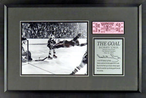 Bobby Orr “The Goal” Framed Photo (Engraved Series)