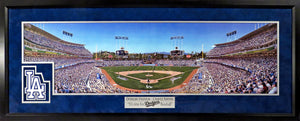 LA Dodgers Dodger Stadium Opening Day Framed Panoramic