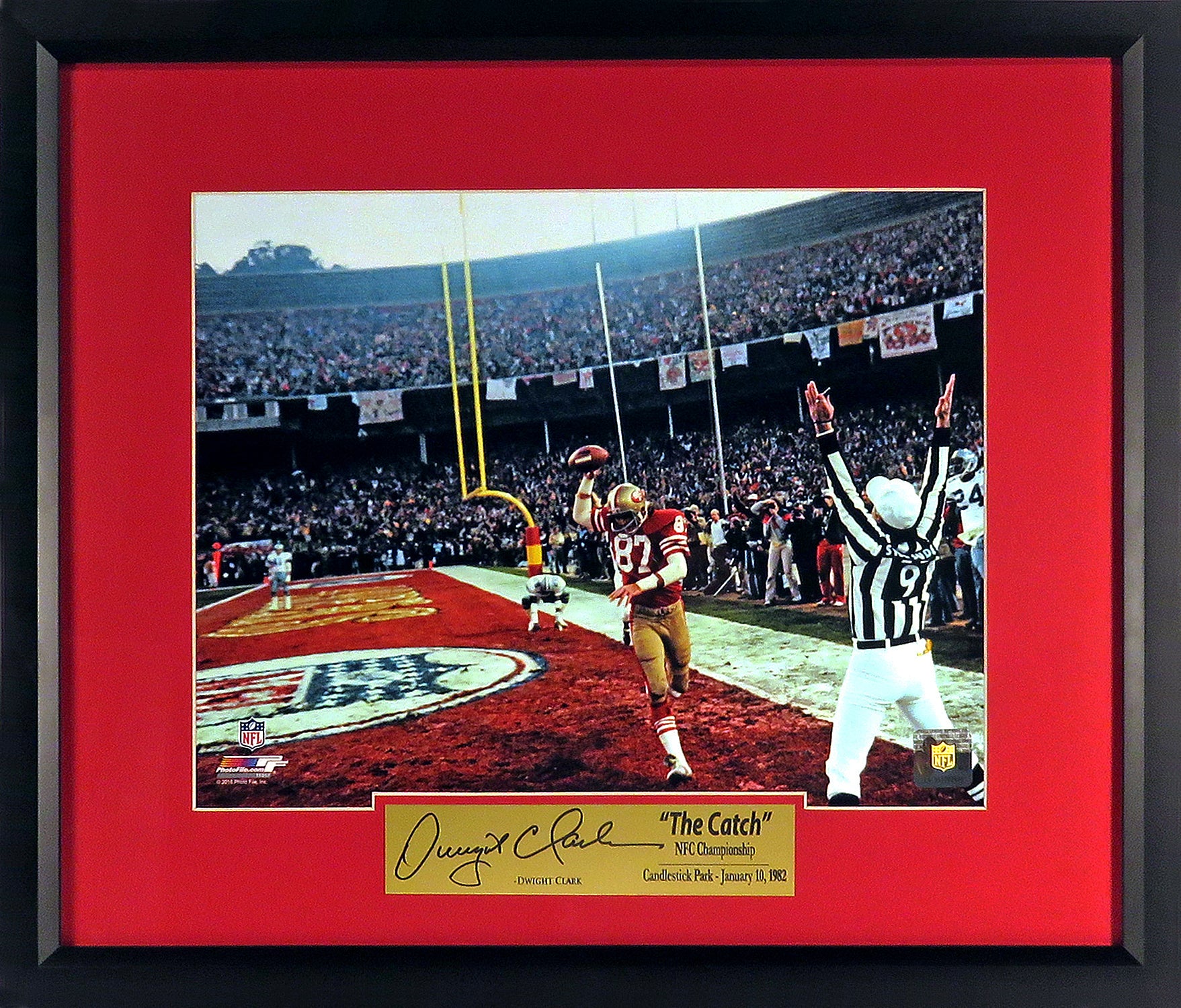 Joe Montana to Dwight Clark for 'The Catch' and 1982 NFC title as