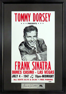 Frank Sinatra Framed Concert Poster (Engraved Series)