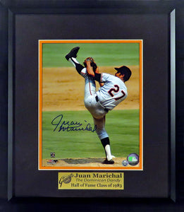 Juan Marichal Autographed “High Kick” 8x10 Framed Photograph