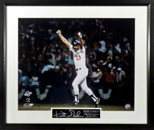 Load image into Gallery viewer, Los Angeles Dodgers Kirk Gibson &quot;Walk-Off HR&quot; Framed Photograph (Engraved Series)
