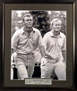 Arnold Palmer and Jack Nicklaus Framed Photograph (Engraved Series)