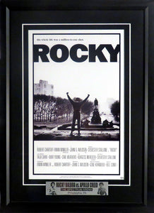 Rocky Movie Mini-Poster Framed (Engraved Series)