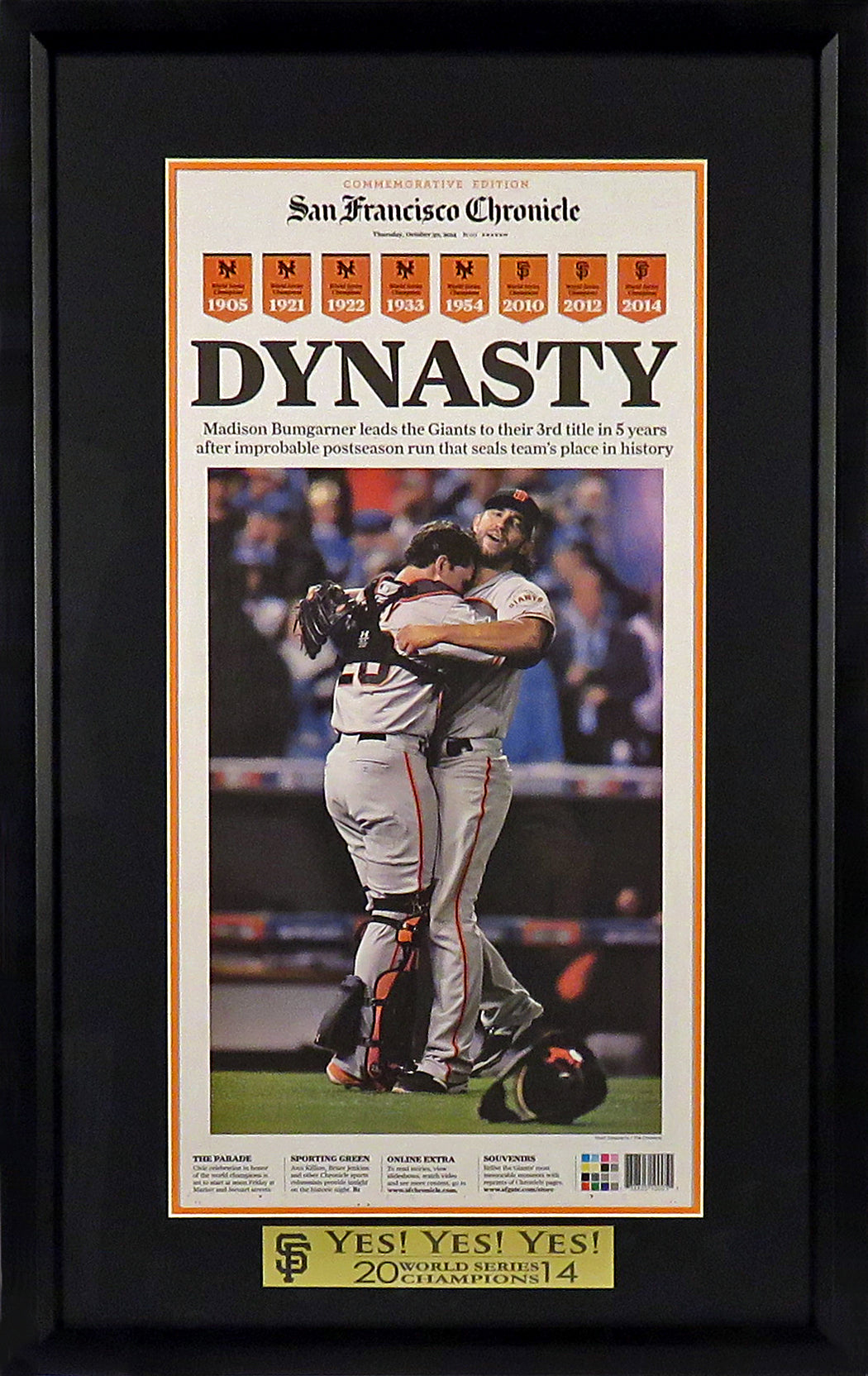 Official san Francisco Giants 2010 2012 2014 world series champs