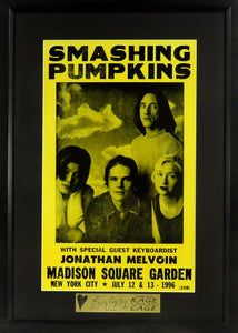 Smashing Pumpkins @ Madison Square Garden Framed Concert Poster (Engraved Series)