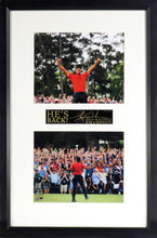 Load image into Gallery viewer, Tiger Woods &quot;2019 Masters Champion&quot; Framed Stack Display (Engraved Series)
