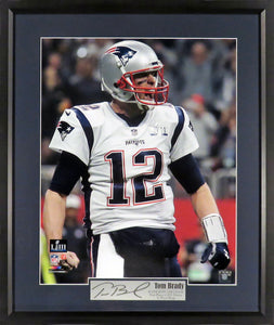 Tom Brady “Super Bowl LIII Celebration” Framed Photograph Engraved Series