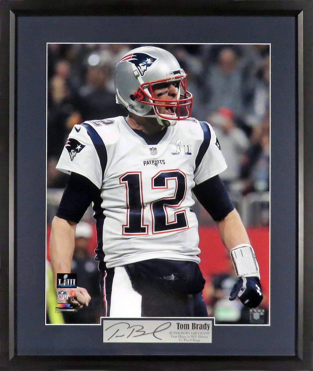 Tom Brady “Super Bowl LIII Celebration” Framed Photograph Engraved Series