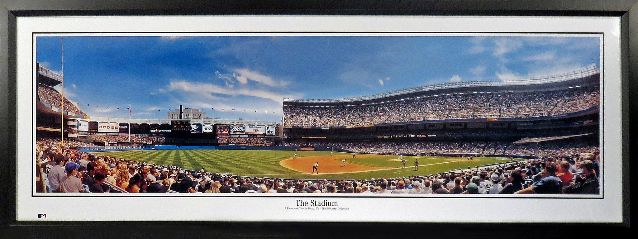 New York Yankees “Old” Yankee Stadium Framed Panoramic – Behind the Glass,  LLC